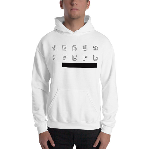 JESUS PEEPL Hoodie Blak