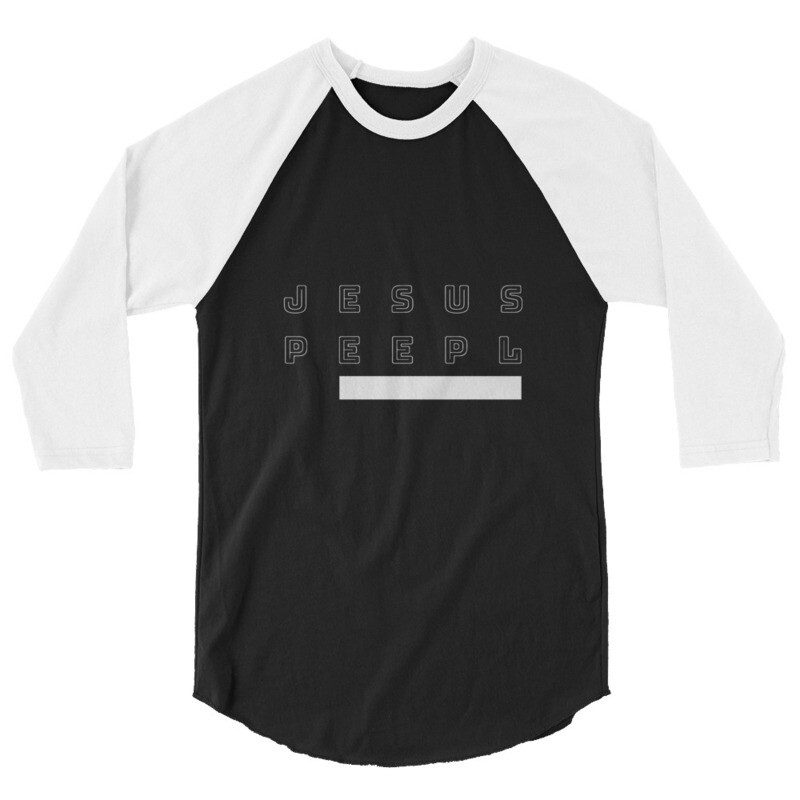 3/4 sleeve raglan shirt