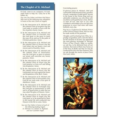 St. Michael Chaplet Card- Pack of 5