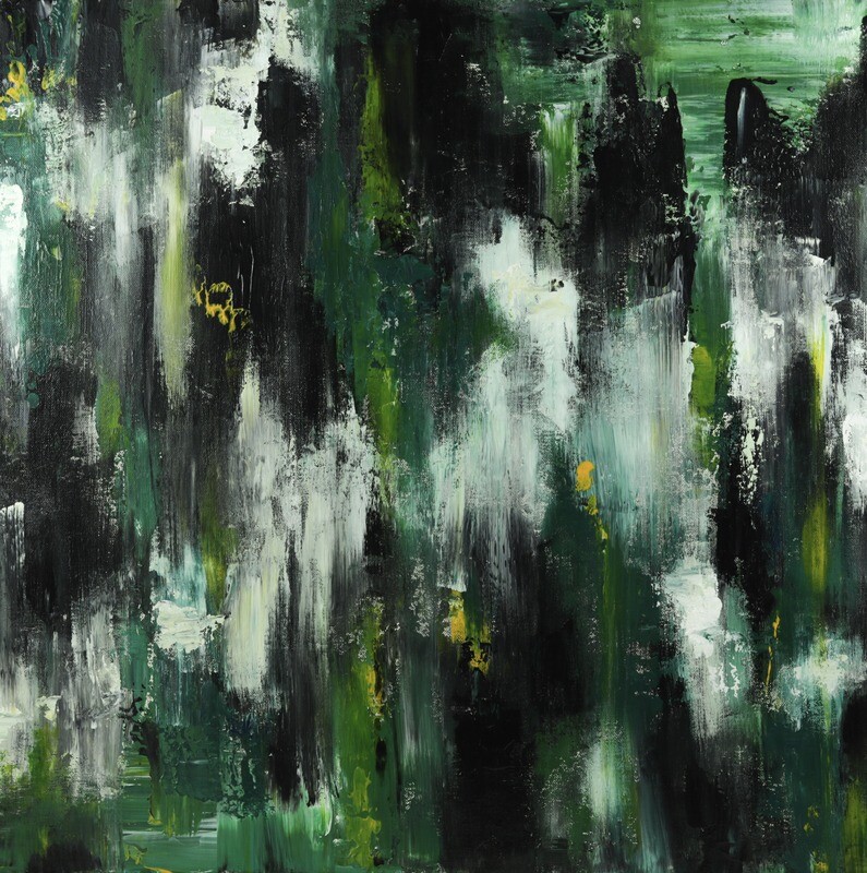 &quot;Reunion&quot; - Medium Abstract Acrylic Painting - 24&quot;x24&quot;