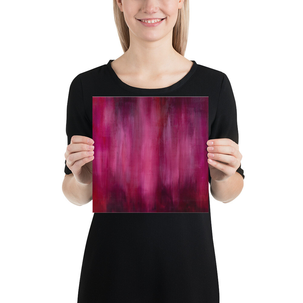 Print of &quot;Purple Wave&quot;, Size: 10×10