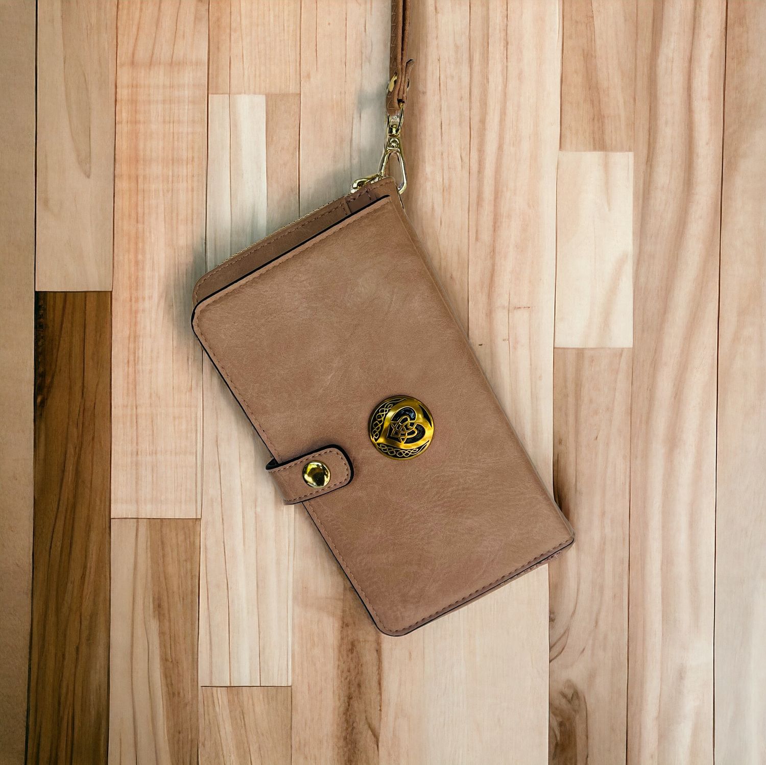 ​5205 Cell Phone Wallet/Wristlet​ Khaki