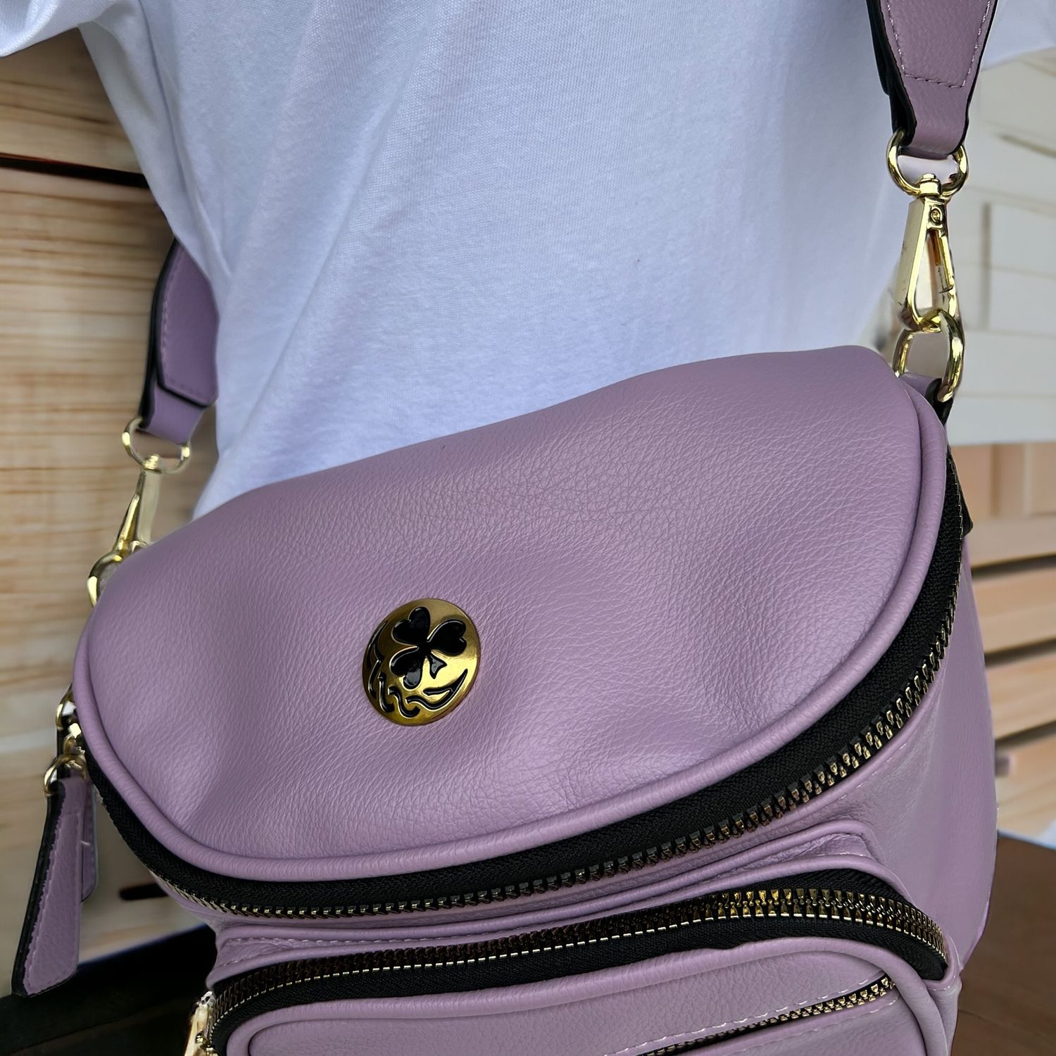 66750 Hybrid Sling Crossbody Bag Light Purple