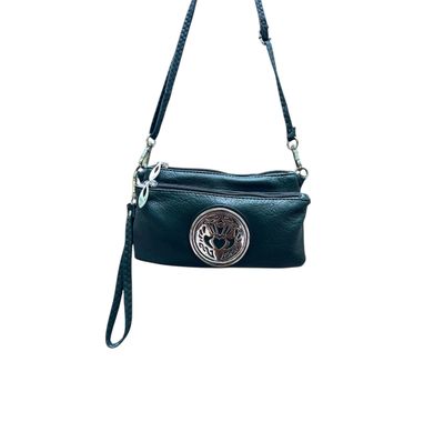7519 Tri Zip Cell Phone Bag hunter grn