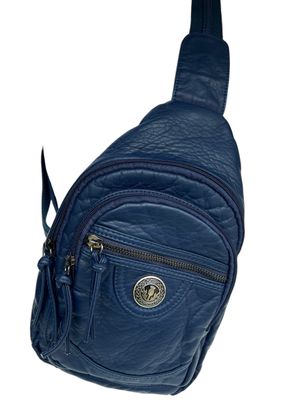 19322 Washed Sling Navy Blue