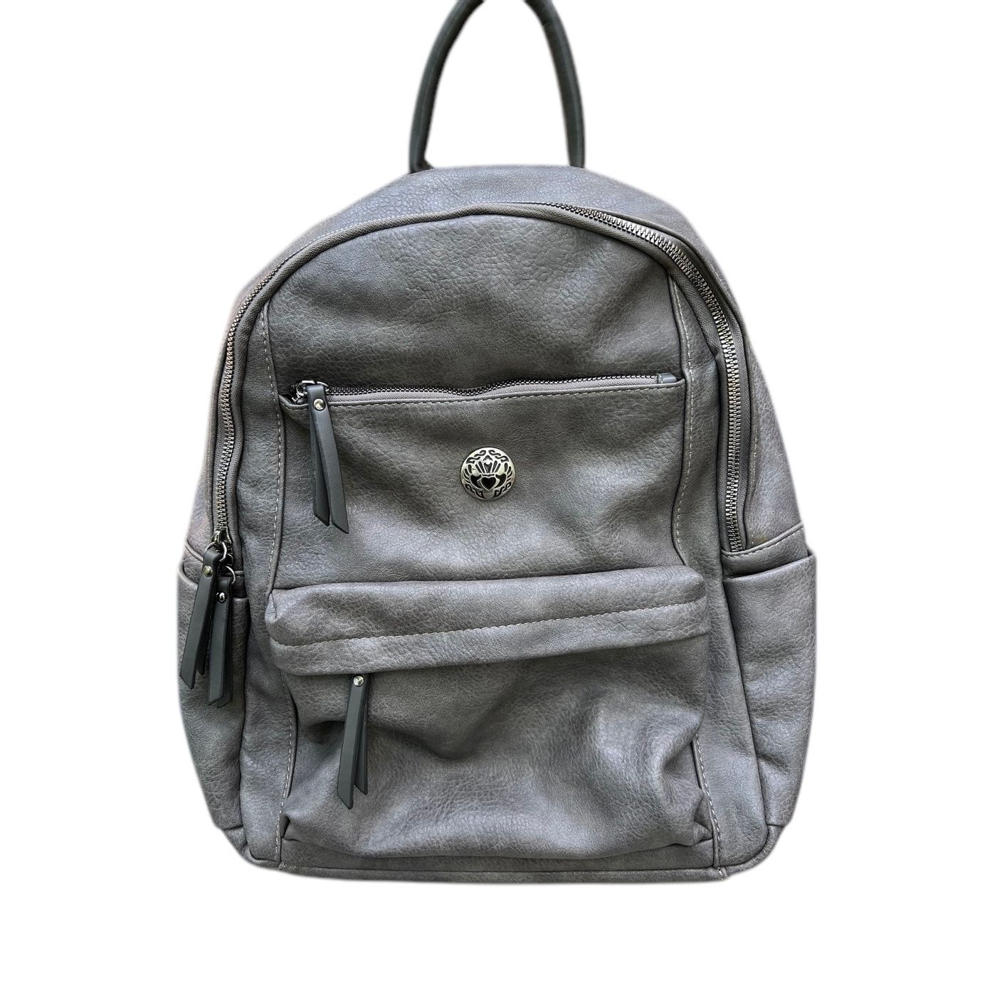 36032N Slate Gray Multi Pocket Back Pack 