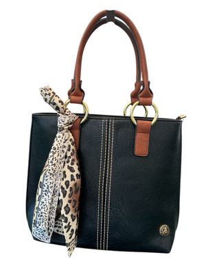 210851 Black Center StitchTote