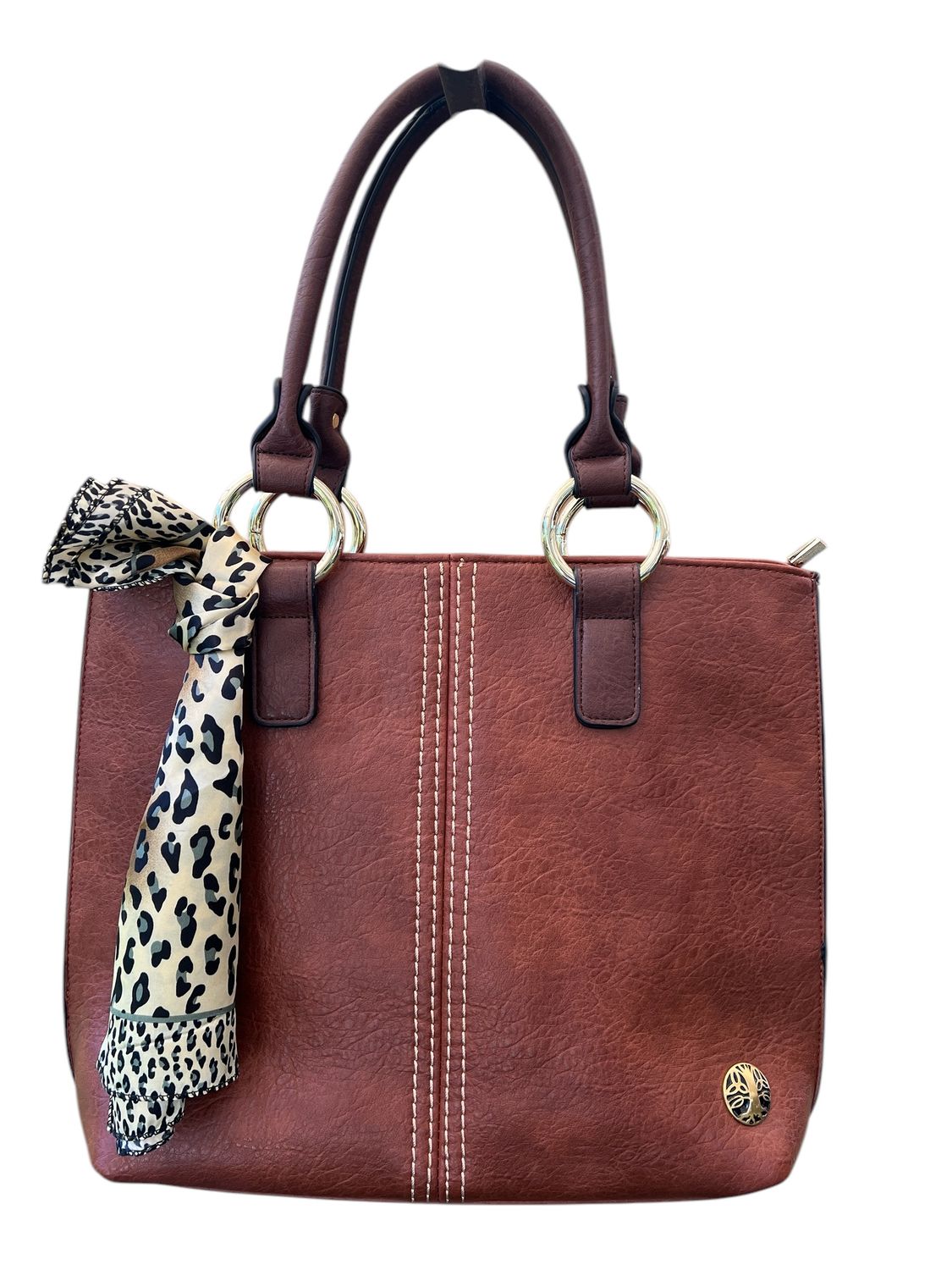 210851 Camel Brown Center StitchTote