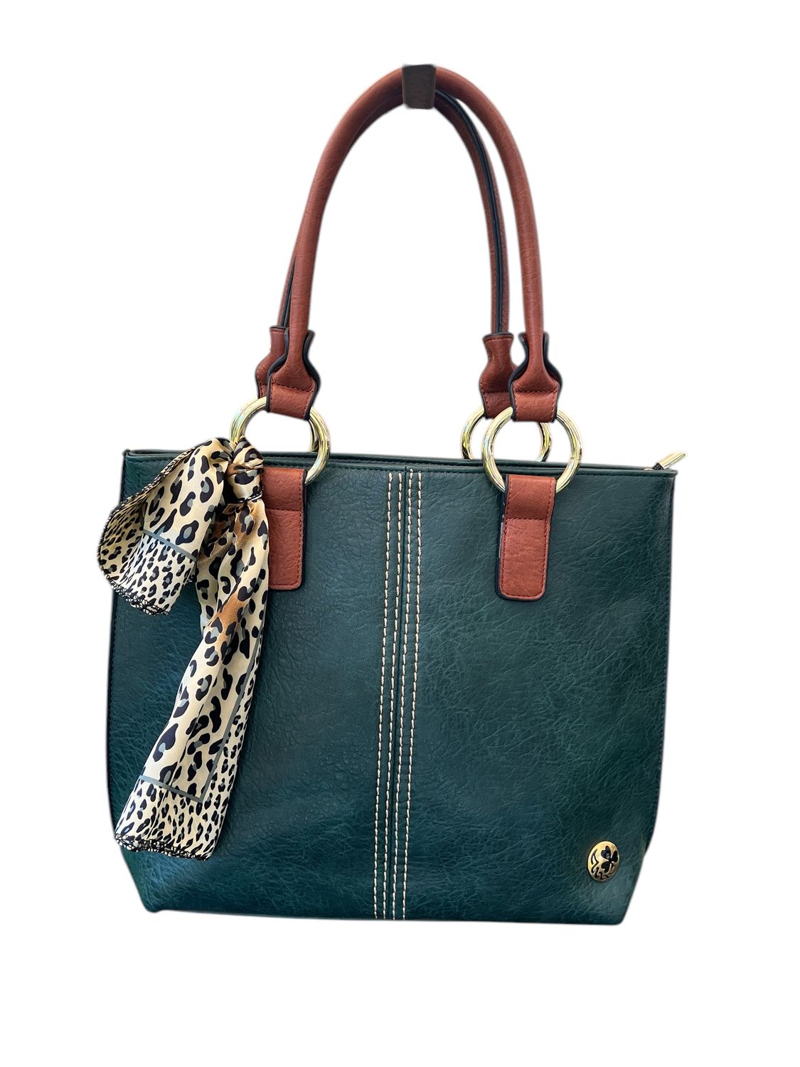 210851 Hunter Green Center StitchTote
