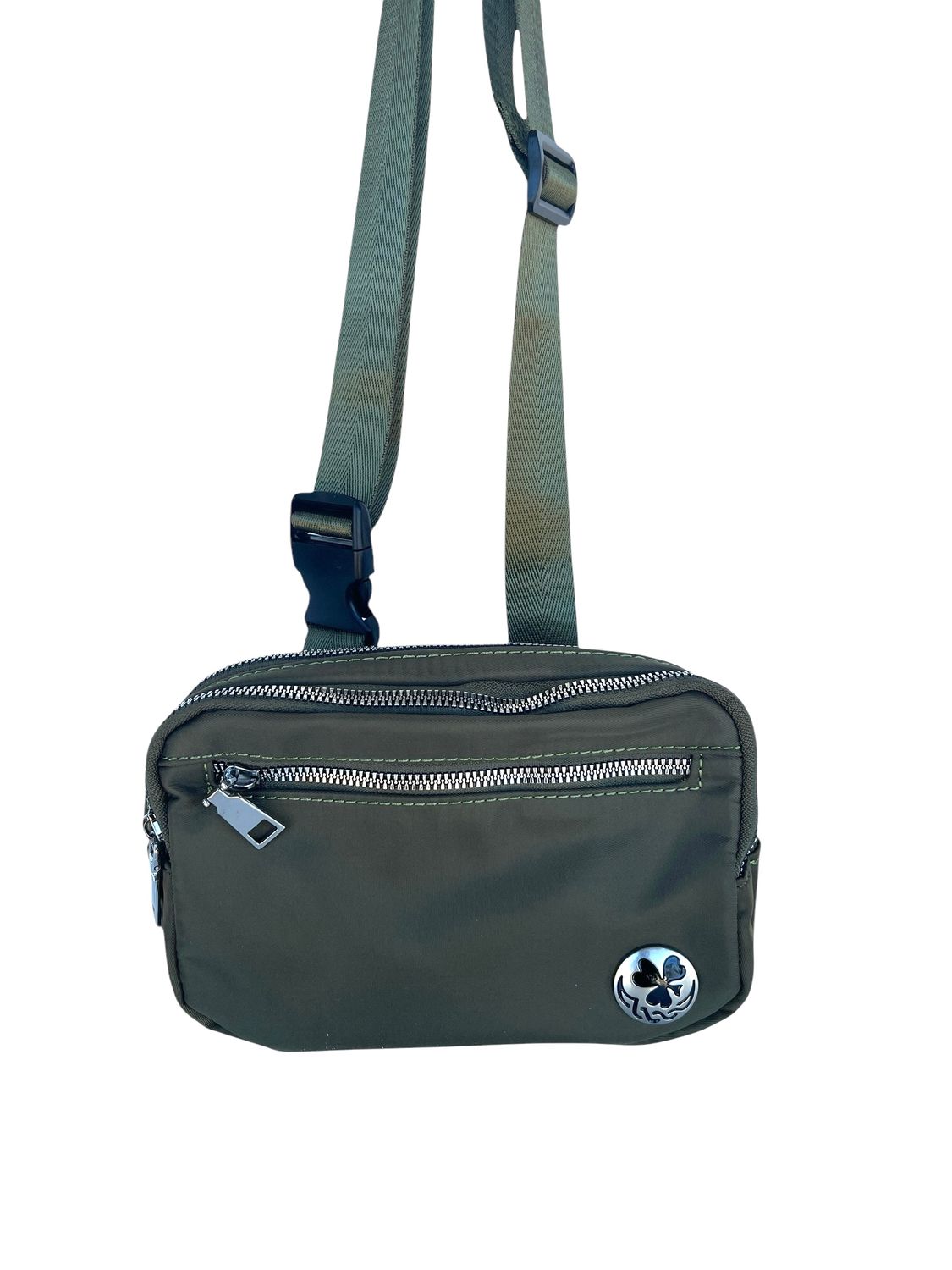 36013 Olive Green Nylon Everyday Belt Bag