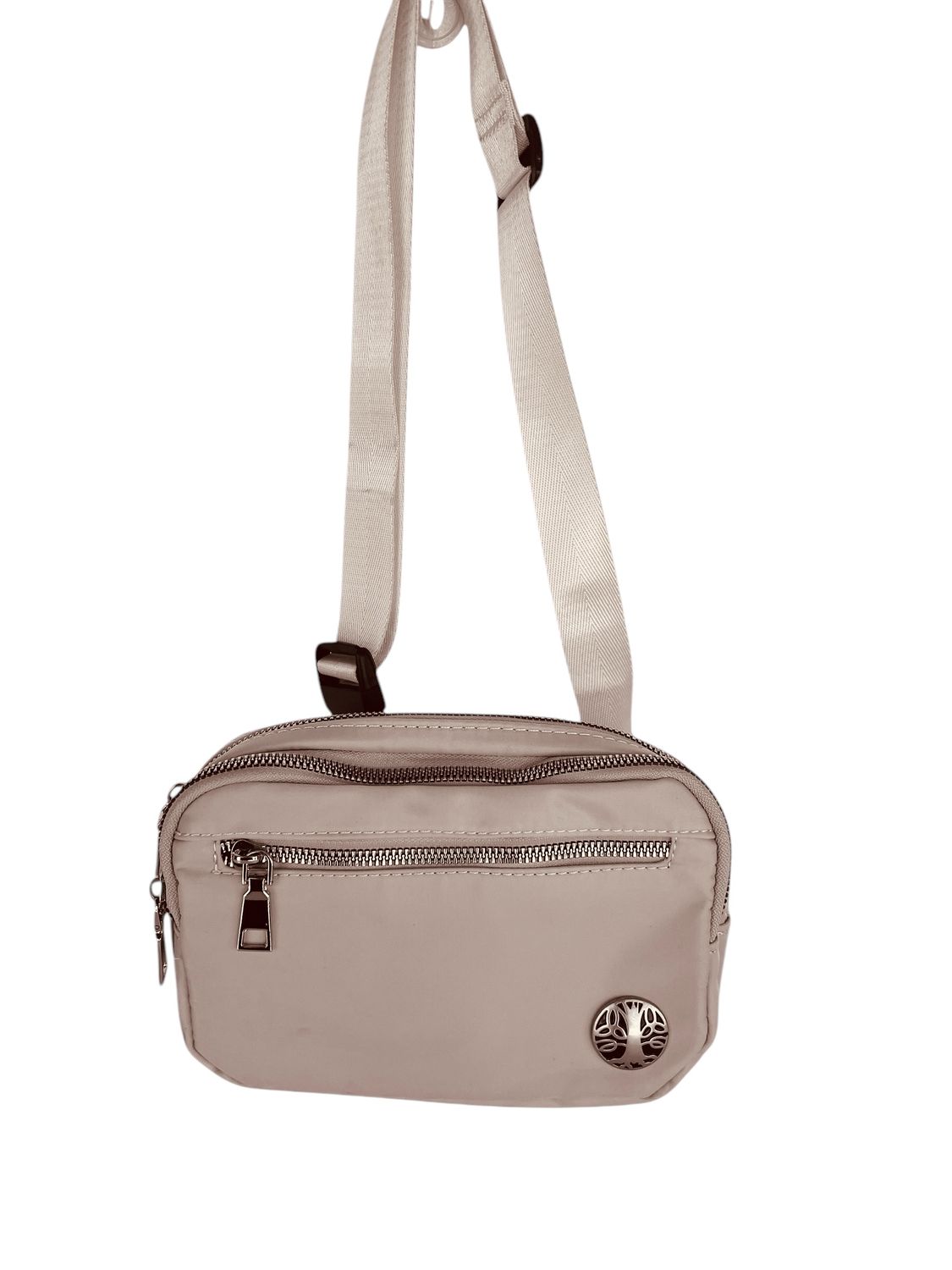 36013 Beige Nylon Everyday Belt Bag