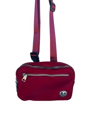 36013 Dark Red Nylon Everyday Belt Bag