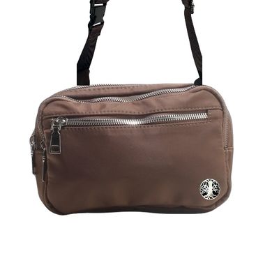 36013 Mocha Nylon Everyday Belt Bag