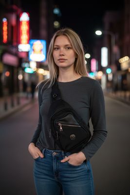 Nylon Sling Chest Bag