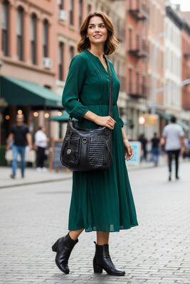 Large Washed Crossbody Bag