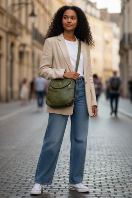 Washed Classic Messenger Crossbody