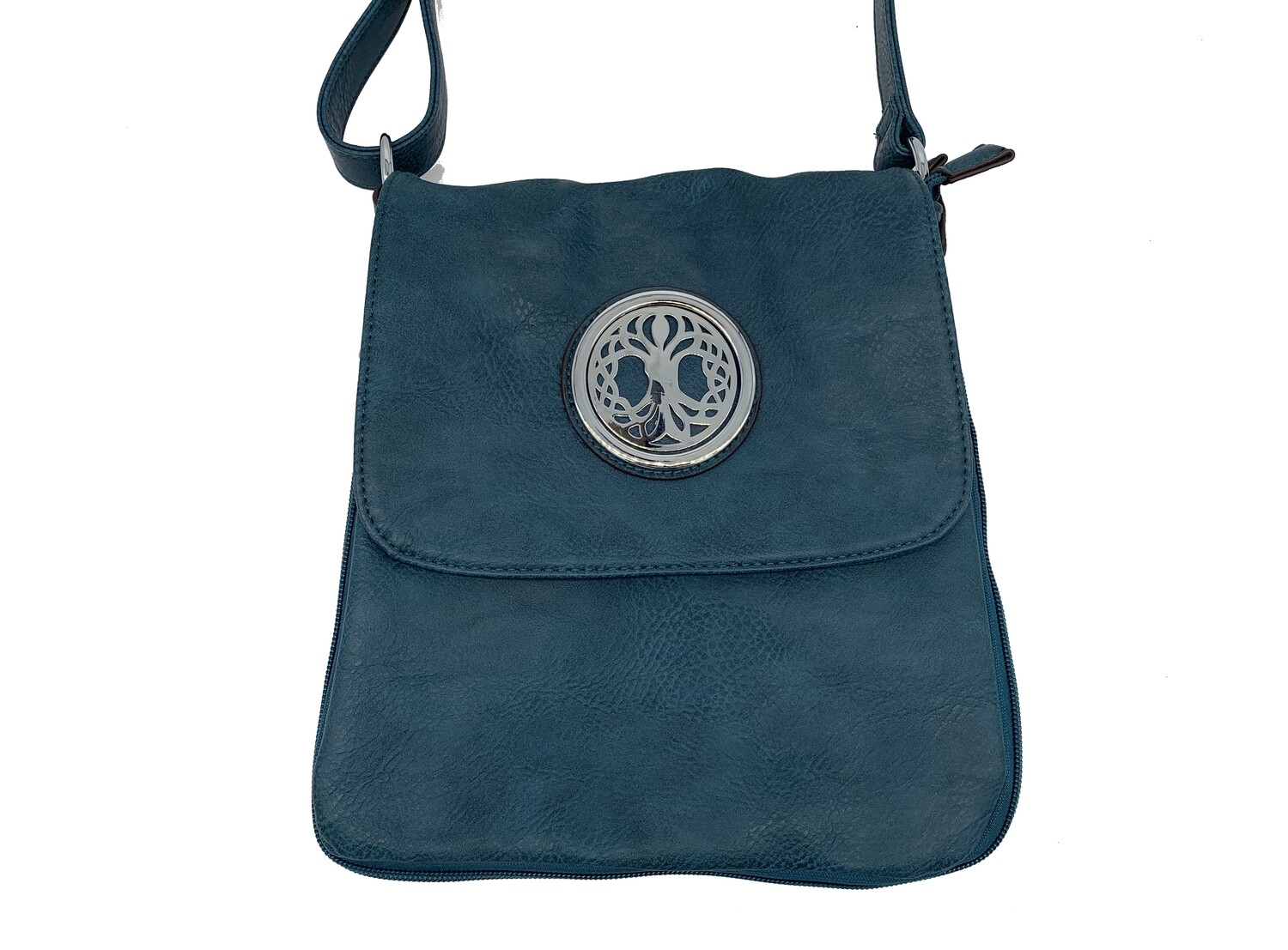 503 Expandale Zip Around Bag  teal