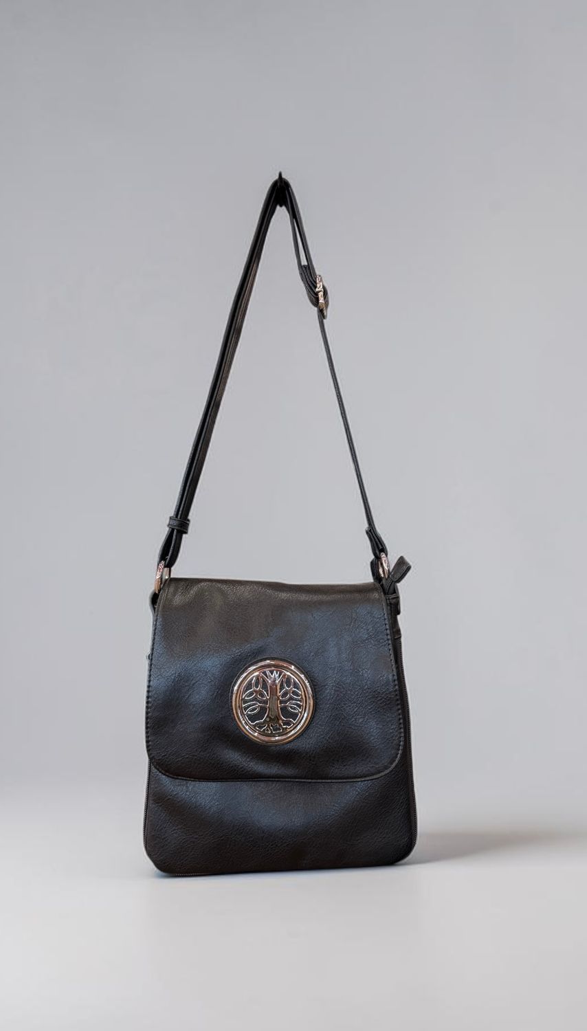 503 Expandale Zip Around Bag  black