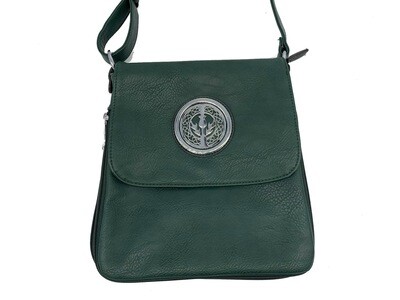 503 Expandale Zip Around Bag  hunter green
