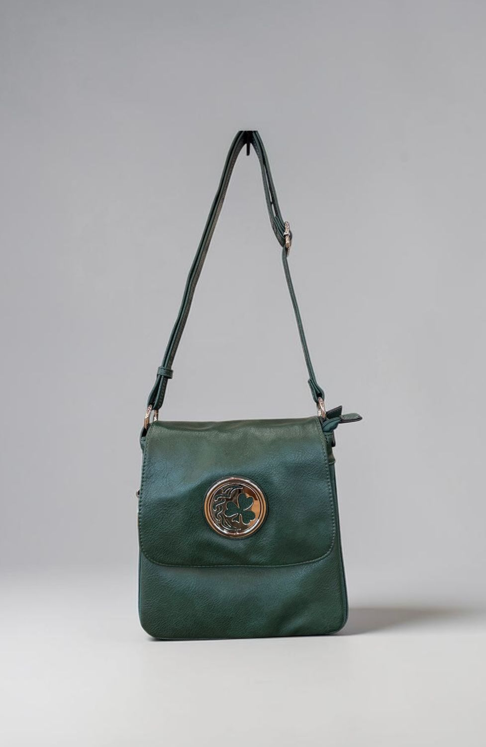 503 Expandale Zip Around Bag  hunter green