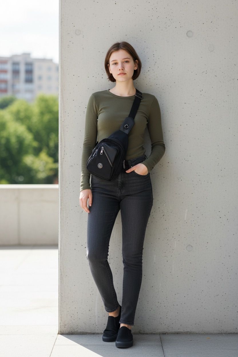 68120 nylon sling black