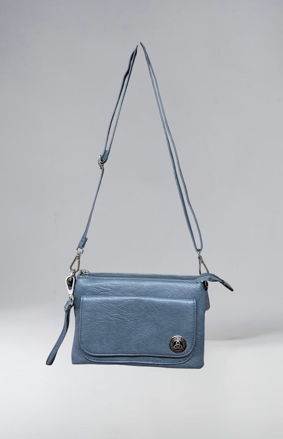 157N Cobalt Blue Cell Phone Flap Bag