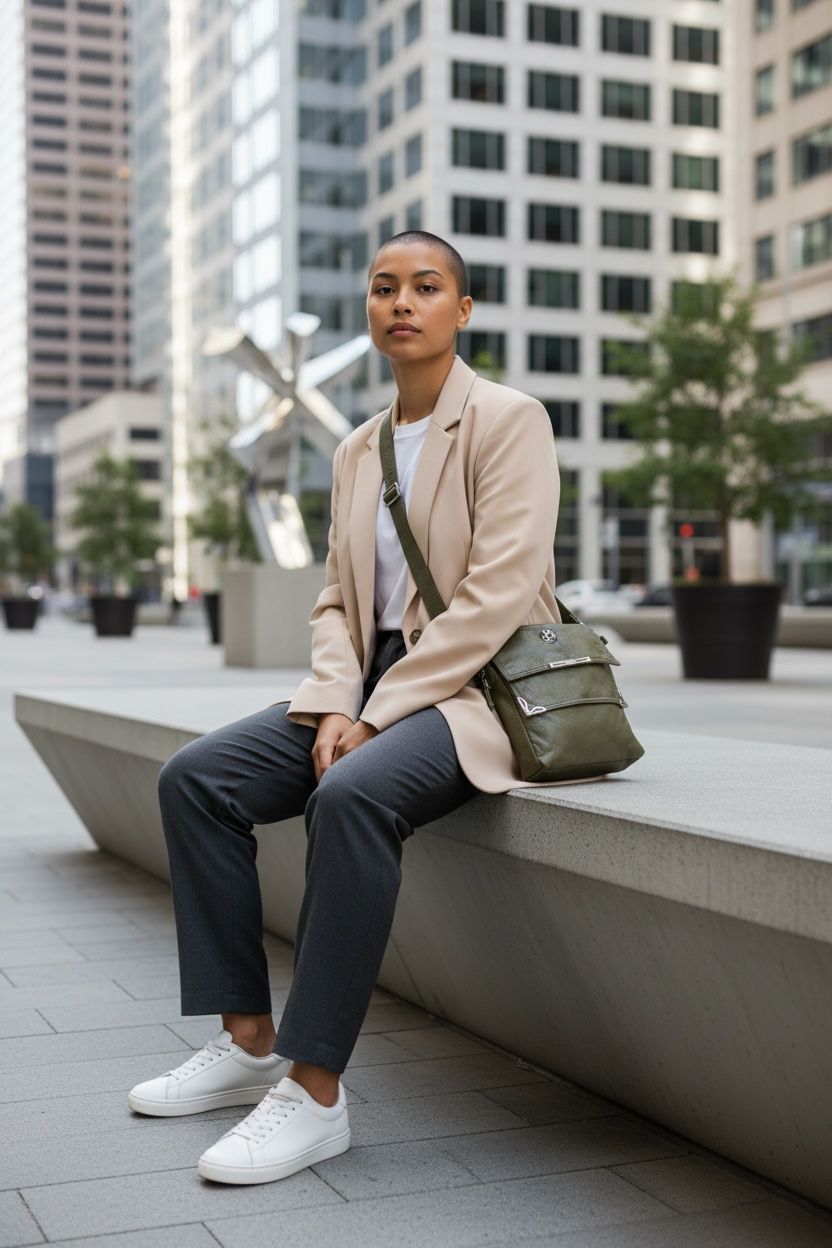 19257 Olive Green Washed Double Flap Crossbody