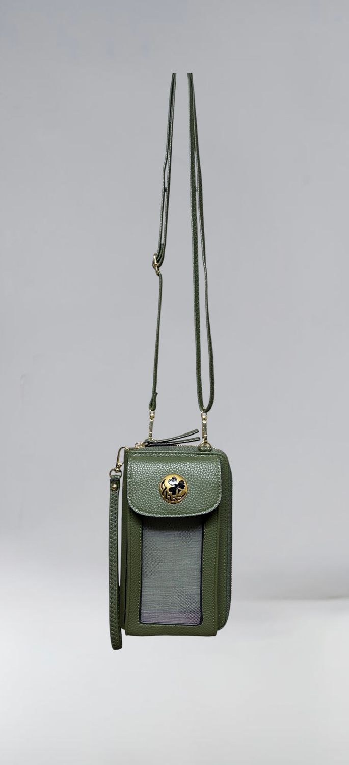 5161 Essential Cell Phone Credit Card Bag Hunter Green