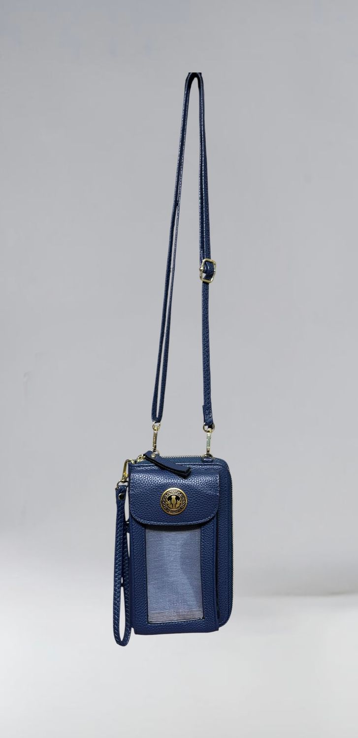 5161 Essential Cell Phone Credit Card Bag Navy
