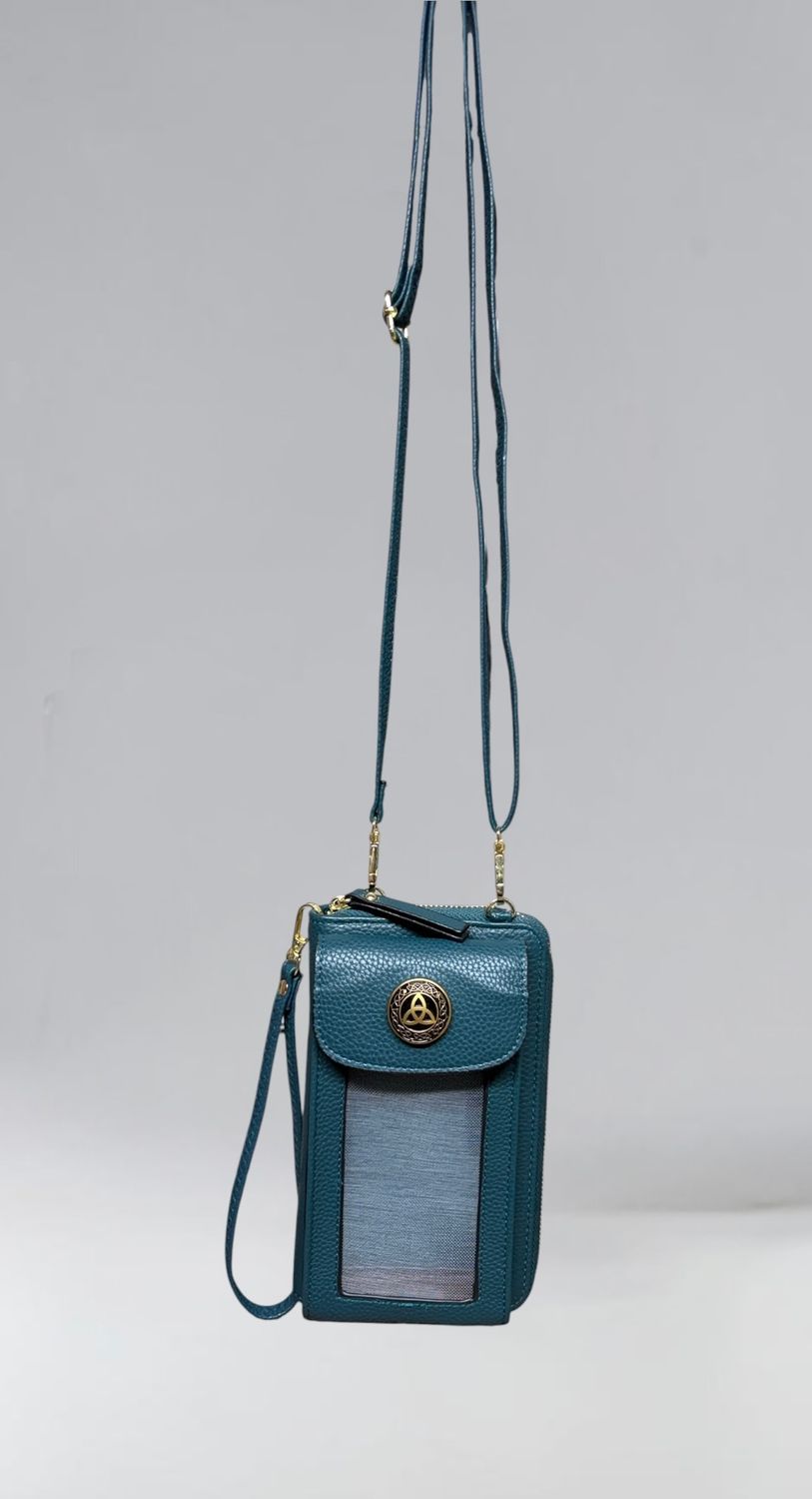 5161 Essential Cell Phone Credit Card Bag Teal