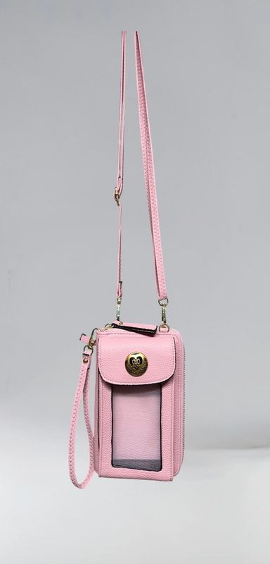 5161 Essential Cell Phone Credit Card Bag Pink