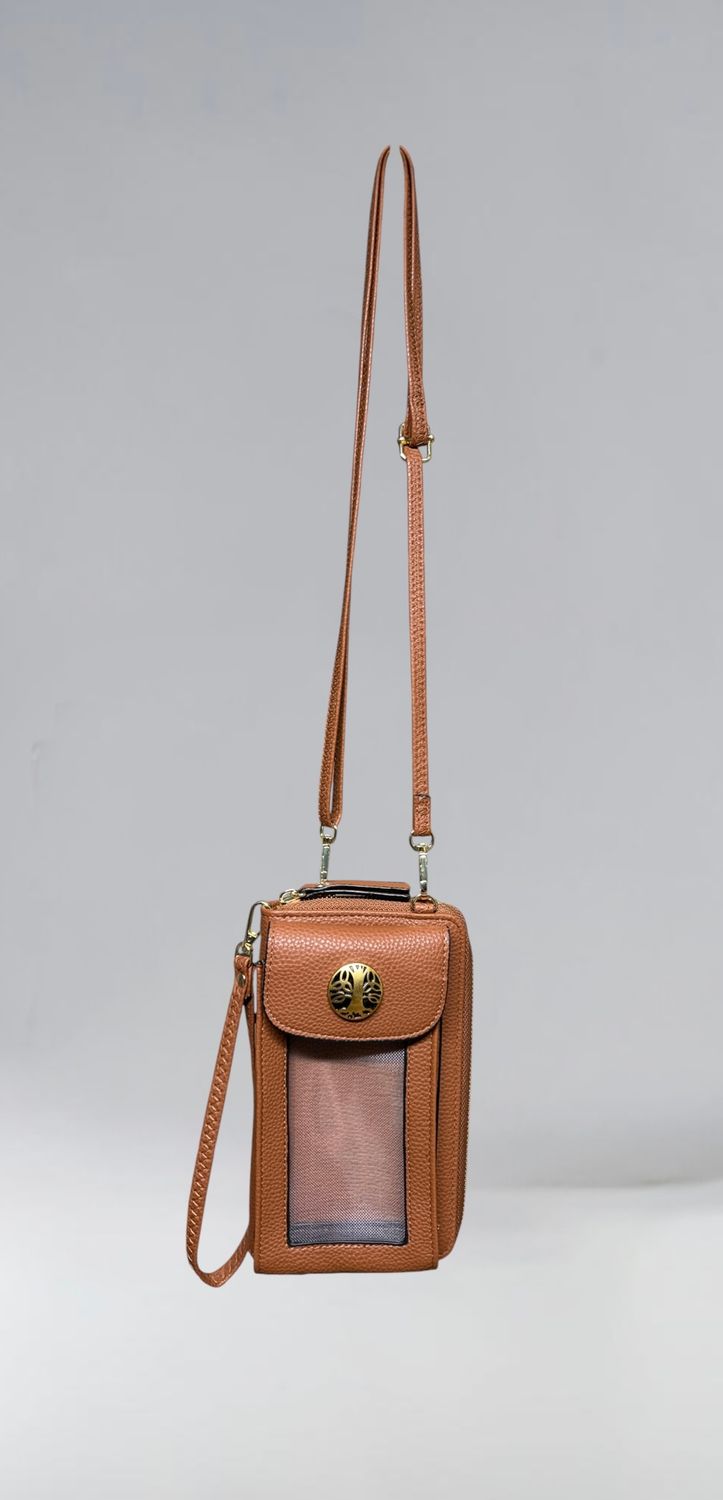 5161 Essential Cell Phone Credit Card Bag Camel