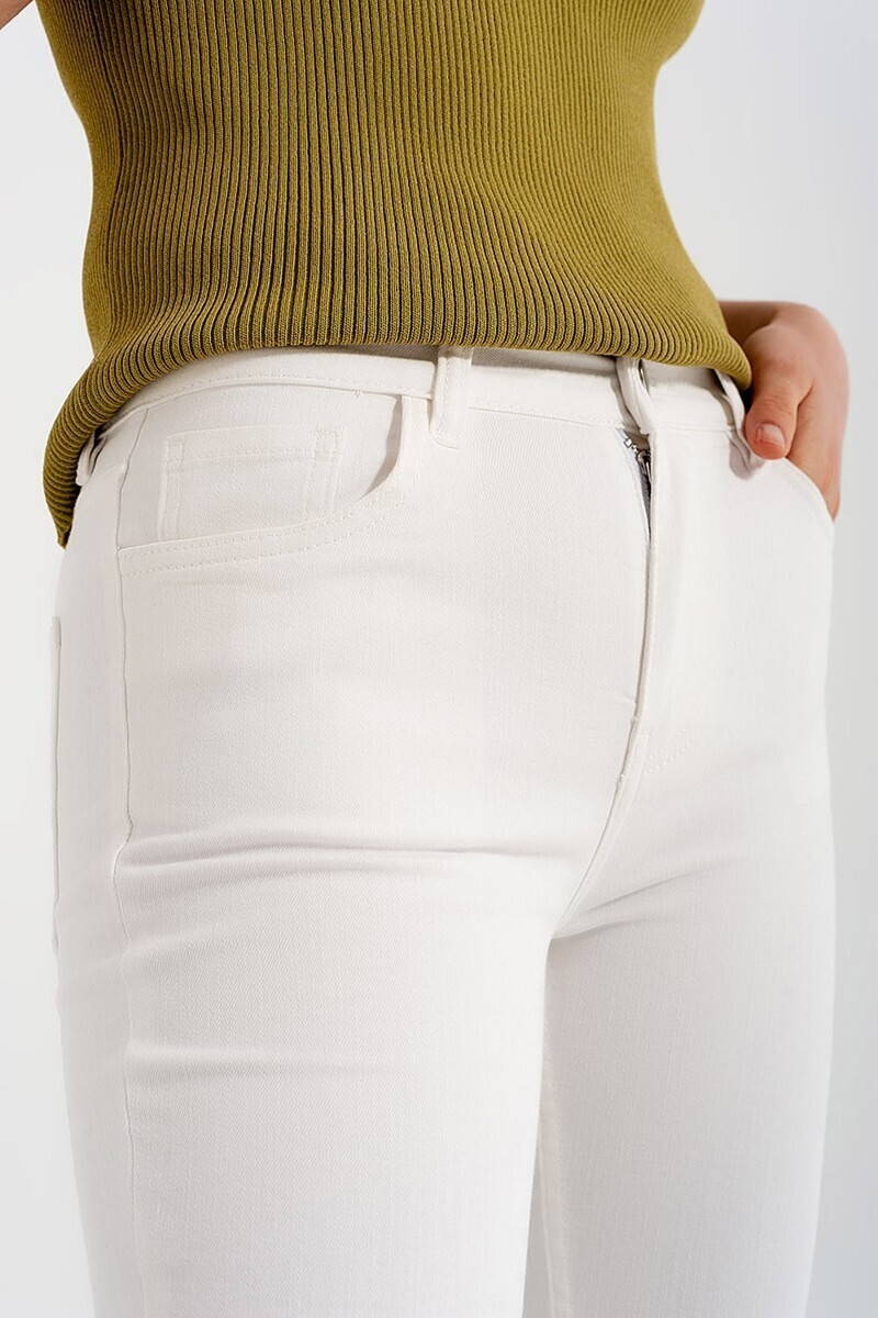 White Slim Fit Jean