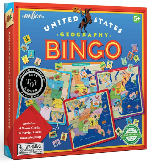 United States Bingo Board Game