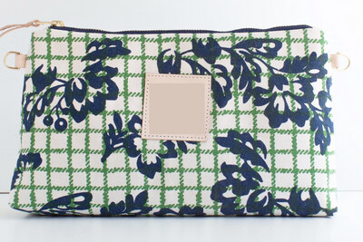 Franklin Flowers Large Pouch
