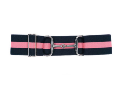 Pink & Navy Snaffle Belt