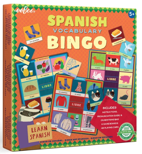 Spanish Bingo Board Game