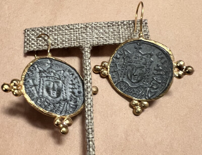 Turkish Made LG Coin Earrings