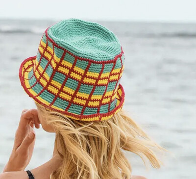 Poolside Handmade Crochet Hat