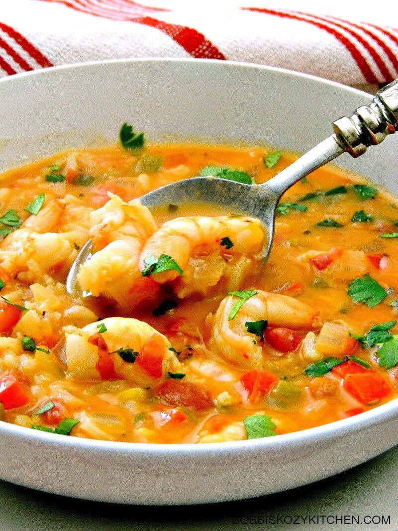 Stew Shrimp Dinner  