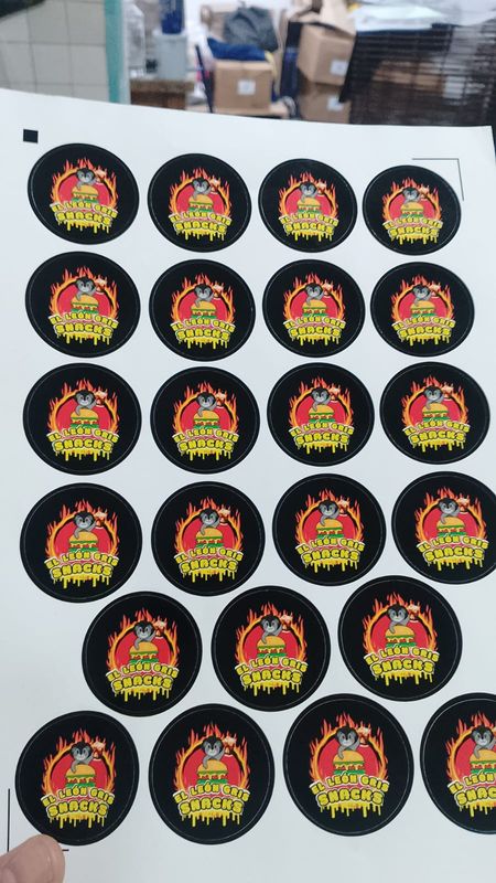 PLANTILLA DE STICKERS 5 CM