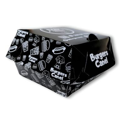 CAJA PARA HAMBURGUESA 14X14X8CM