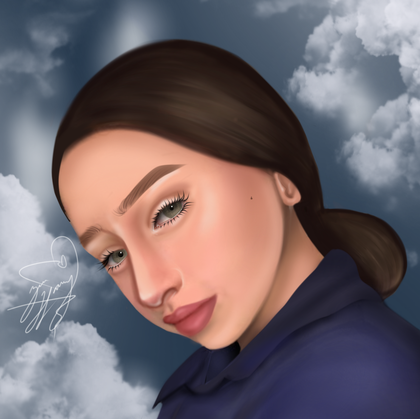 Real Life Portrait- Retrato de vida real 1500x1500 px.   ✖️BY ZOE✖️