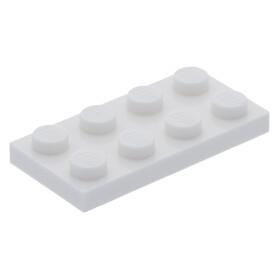 Lego,3020,Flachstein,Platte,2x4,Weiß