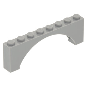 gray 16577 neu Lego 2x Lego Ziegel Bogen Bogen erhöht 1x8x2 Graue f/dark B 