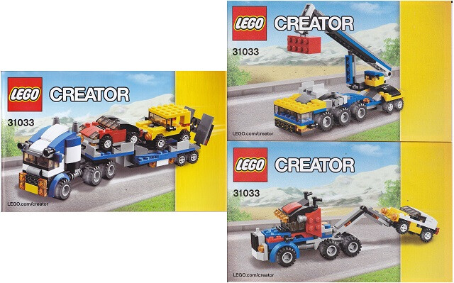 Lego,31033-1,Bauanleitung VEHICLE TRANSPORTER