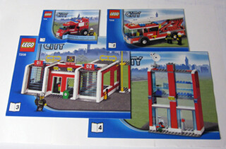 Lego,7208-1,Bauanleitung FIRE STATION