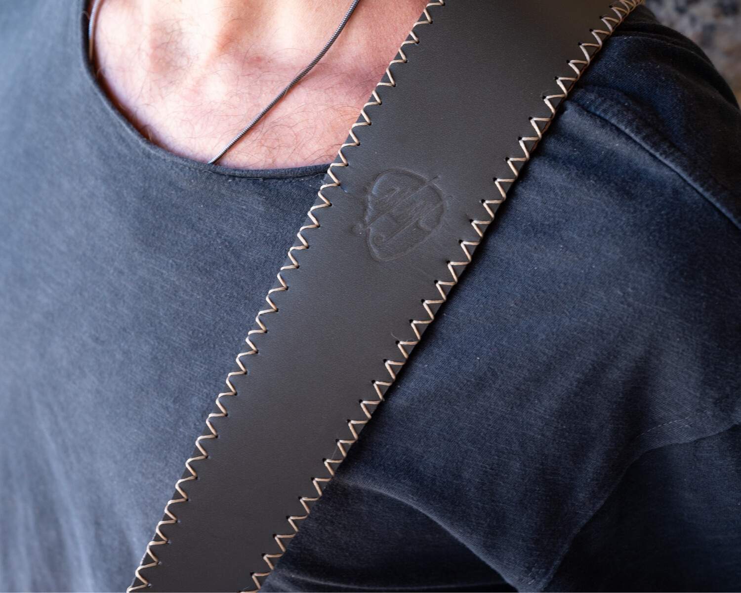 Olive Green Leather Strap