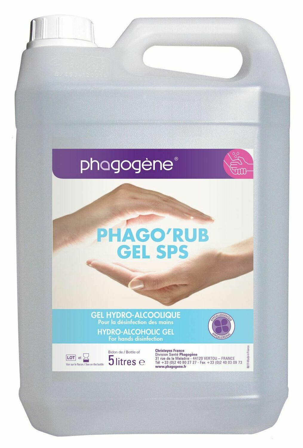 Phagorub solution SPS 5000ml   "Medical grade NOTIF 832"