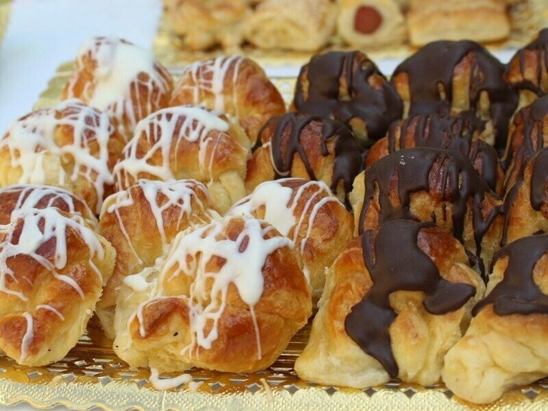 Croisanitos Saulitos bañados de chocolate